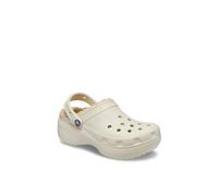 Crocs Classic Platform Lined Clog In Beige Beige