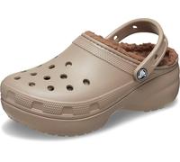 Crocs Classic Platform Lined Clog Mushroom Size 6 UK Women