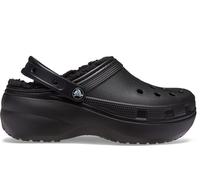 Crocs Women's Classic Platform Lined Clog in Black, Size 5, Croslite\Resin | Charlies