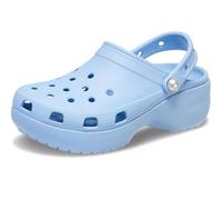 Crocs | Women | Classic Platform Pearl | Clogs | Blue Calcite | 6