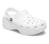 Crocs | Women | Classic Platform | Clogs | White | 6