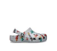 Crocs Classic Race Cars Graphic Cg T, Grey, Size 4 Younger Grey