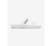 Crocs Sandals Classic Sandal - Unisex-Adult Two-Strap Slip-On - White UK 8