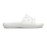 Crocs Classic Slide, Unisex-Adults Sandal Sliders, Comfortable on Beach, in White, Size 10 UK
