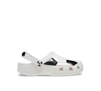 Crocs Classic Soccer Ball Clog T - White, White, Size 8 Younger White