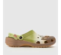 Crocs Classic Star Wars Grogu Clog Sandals in Green Multi UK 8 (EU 43)