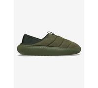 Crocs Classic Sueded Moc Slippers Khaki Green - 36-37