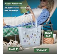 Crocs Classic Tote Bag for Women, Nightshade, Medium