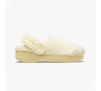 Crocs CLASSIC UNFURGETTABLE Womens Clogs Vanilla - Men's UK 8 / Women's UK 9