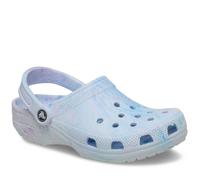 Crocs Classic Watercolour Marbled Clogs BLACK WHITE GREY SWIRL SIZE 4