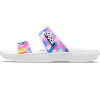 Crocs Unisex Adult Classic Solarized Sandal Clog, White/Pink, 11 UK