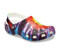 Crocs Unisex Classic Tie-dye Clogs, Multi, 3 UK Men/ 4 UK Women