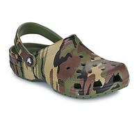 Crocs | Unisex | Classic Camouflage | Clogs | Army Green / Multi | W5/M4