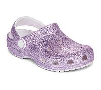Crocs Clogs (Shoes) Classic Chunky Glitter Clog K in Purple 2 kid