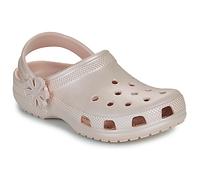Crocs Clogs (Shoes) Classic Pearl Shine Clog K in Pink 4 kid