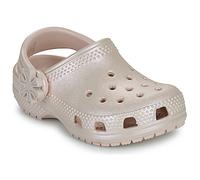 Crocs Clogs (Shoes) Classic Pearl Shine Clog T in Pink 4 toddler