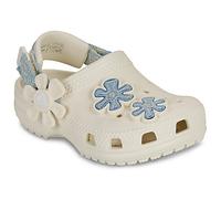Crocs Clogs (Shoes) Clsc Dnm Flwr Adj BackstrapCgT in White 4 toddler