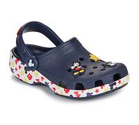 Crocs Unisex-Child Kids' Disney Clog | Mickey Minnie Mouse Shoes, Navy/Mickey Jibbitz, 5 UK