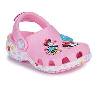 Crocs Unisex-Child Kids' Disney Clog | Mickey Minnie Mouse Shoes, Pink/Minnie Jibbitz, 4 UK Child