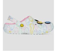 Crocs Clogs (Shoes) Smiley Classic Lined Clog in White 12