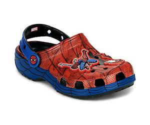 Crocs Clogs (Shoes) SpiderWebClClgK in Red 4 kid