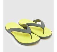 Crocs Coast Flip Sandals in Yellow UK 8 (EU 43)