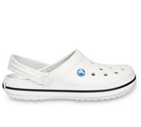 Crocs Unisex Crocband Clogs, White, 7 UK Men/ 8 UK Women