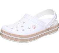 Crocs Crocband Clog White/Pink Caramel Size 7 UK Men/ 8 UK Women