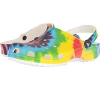 Crocs Unisex Classic Tie-dye Clogs, Multi, 3 UK Men/ 4 UK Women