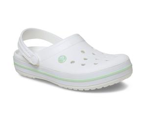 (, ) Crocs Crocband EVA Women's White/Serene Green Clogs
