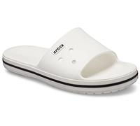 Crocs Crocband III Slide, Unisex Adults’ Open Toe Sandals, White (White/Black 103), 6 (39/40 EU)))