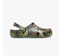 Crocs Crocs CLASSIC CAMOUFLAGE Unisex Adults Clogs Sandals Army Green/Multi - UK 12 - Green