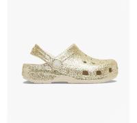 Crocs Crocs CLASSIC CHUNKY GLITTER Girls Clogs Sandals Sandstone - UK 5 - Gold