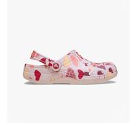 Crocs Crocs CLASSIC VDAY Girls Clogs Sandals Pink Milk/Hearts - UK 3 - Pink