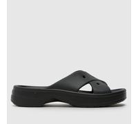 Crocs Cross Strap Sandals in Black UK 6 (EU 39)