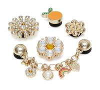 Crocs Everything Nice Gem Mix 5 Pack, Taglia Unica, Rubber, No Gemstone