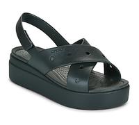 Crocs Women, Brooklyn 4U Cross Strap Sandal, Black, 6 UK Women