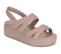 Crocs Flat sandals BROOKLYN KNOT LOW WEDGE in Beige 5