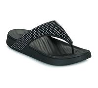 Crocs Flip flops / Sandals (Shoes) GETAWAY GEMS TRIANGLE FLIP in Black 4