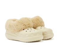 Crocs Furever Crush Clog Bone WoMens Beige Comfort Shoes - Size UK 7