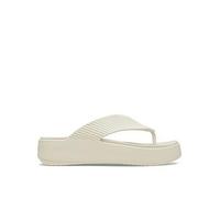Crocs Getaway Groove Platform Flip Flop - Nude, Nude, Size 3, Women Nude