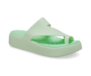 Crocs Getaway Platform Thermoplastic Womens Jade Tint Sandals - Green - Size UK 6