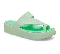 Crocs Getaway Platform Toe Loop Flip Flops Green EU 38-39 Woman