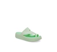 Crocs Getaway Platform Toe Loop In Mint Mint
