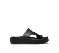 Crocs Women Sandal,Getaway Platform Toe Loop,Black,3 UK Women