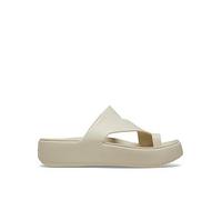 Crocs Women Sandal,Getaway Platform Toe Loop,Sandstone,3 UK Women