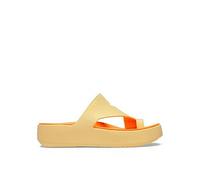 Crocs Getaway Platform Toe Loop Sandal, Orange, Size 3, Women Orange
