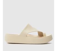 Crocs Getaway Toe Loop Sandals in Beige UK 7 (EU 40)