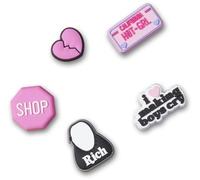 Crocs Girl Power Shoe Charm Personalize with Jibbitz for, One Size Medium, Hard plastic, No Gemstone