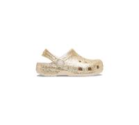 Crocs Girl's Classic Clog Kids Gold Glitter | Size: 2 Crocs Gold 2